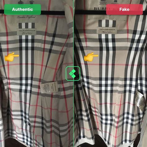 burberry real vs fake jacket|genuine burberry label.